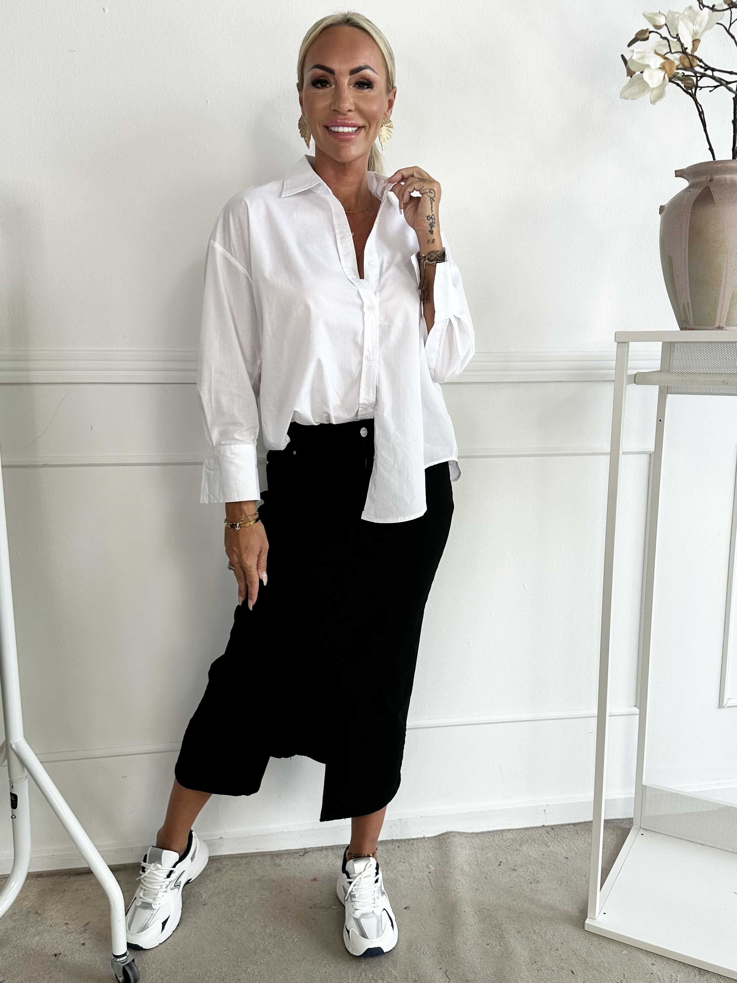 Chloe Denim - Sød nederdel med slids